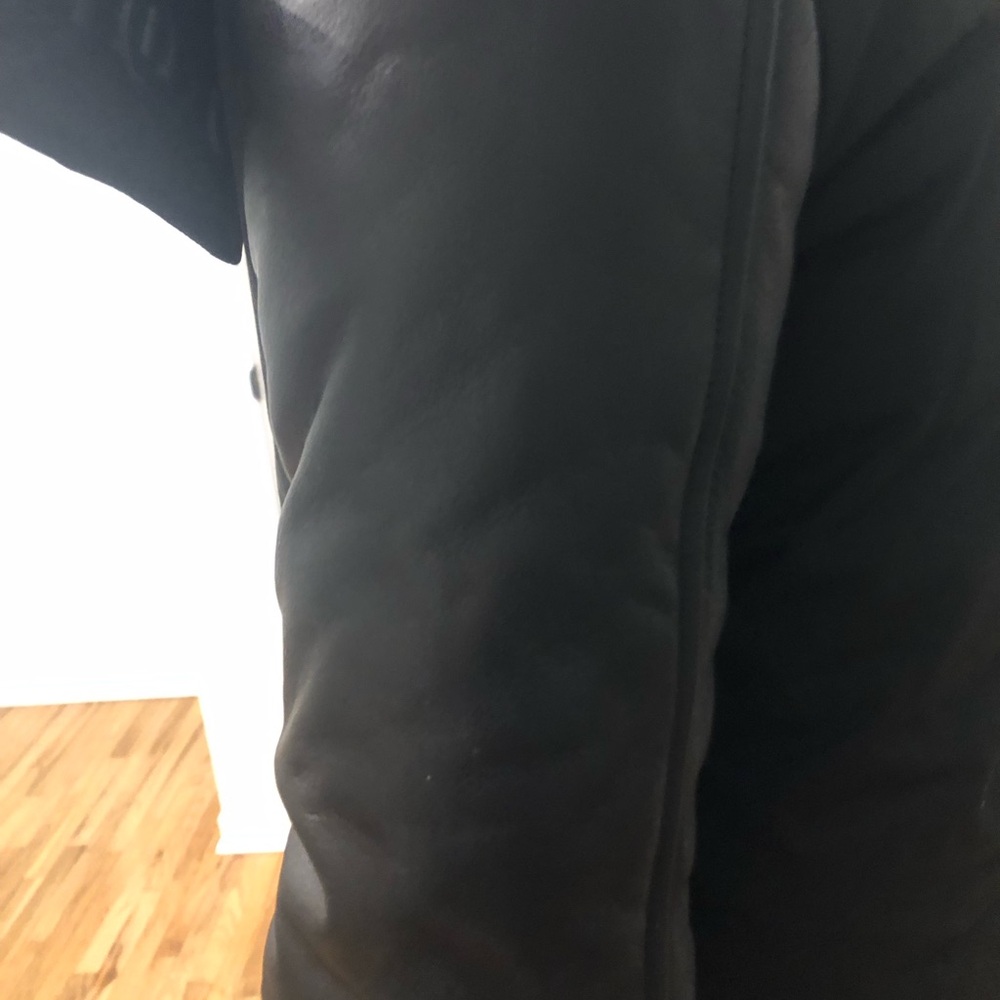 Mackage Black Jacket with Brown Fur Trim - Picture 5 of 8